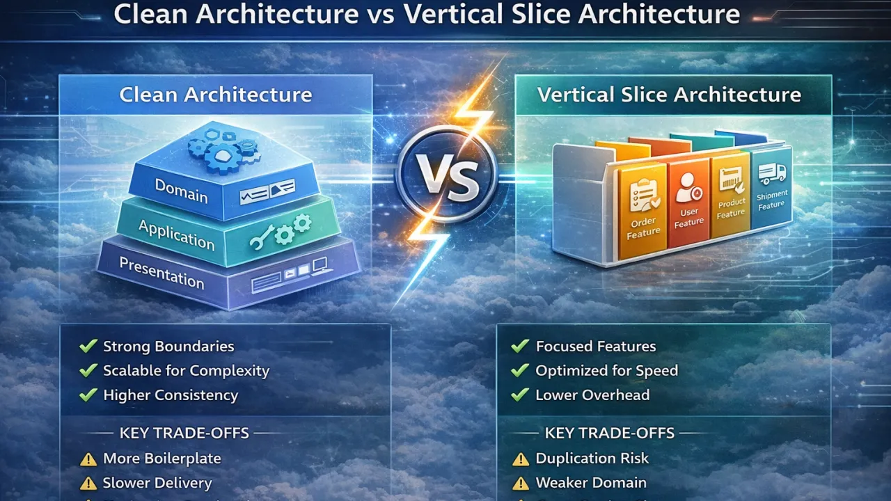 Trade-offs Between Clean Architecture vs Vertical Slice Architecture