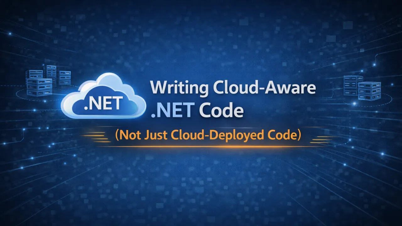 Writing Cloud-Aware .NET Code (Not Just Cloud-Deployed Code)