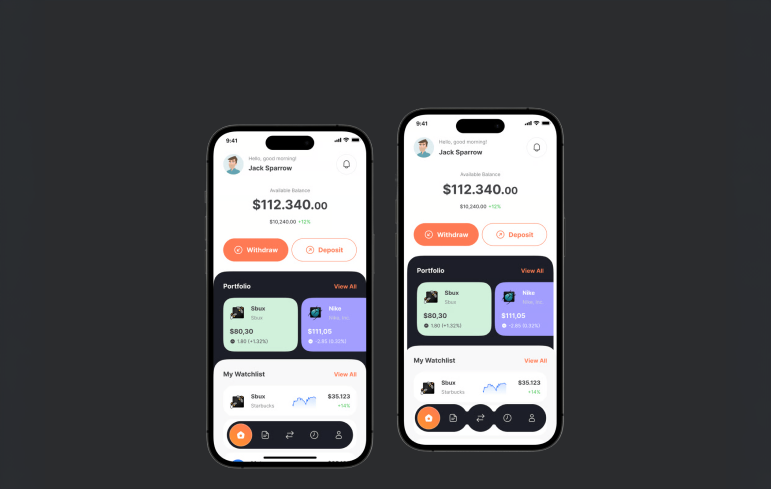 Wallet & portfolio app