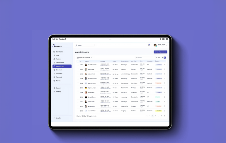 Clinic appointments platform
